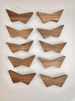 Walnut Butterfly Bow Tie Inlays 10 pack