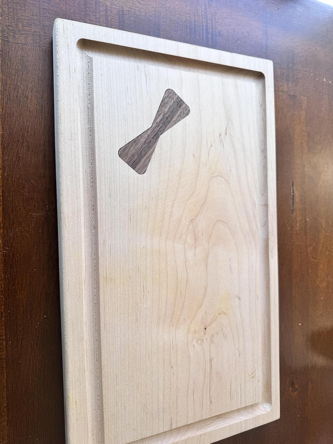 EZ Walnut & Maple Bow Tie Inlays- No Chiseling Inlays Router Template Included.