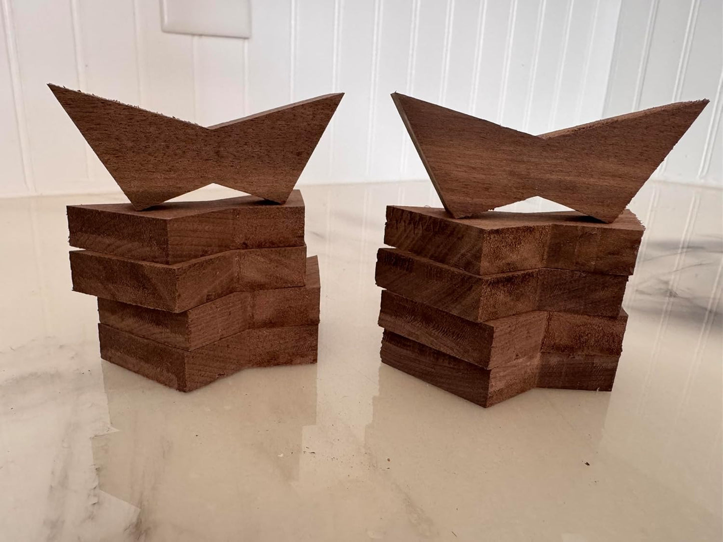 Walnut Butterfly Bow Tie Inlays 10 pack