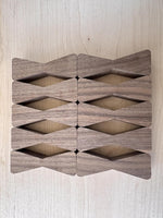 Front Facing Pack of 10 bow tie inlays for wood working