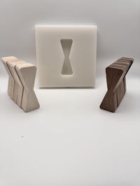 EZ Walnut & Maple Bow Tie Inlays- No Chiseling Inlays Router Template Included.