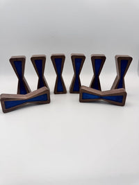 Walnut Bow Tie Inlays With Router Template 8pc