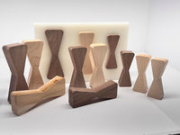 No Chiseling Bow Tie Inlays - Premium Walnut Maple Bow Tie Inlay With Router Template Jig