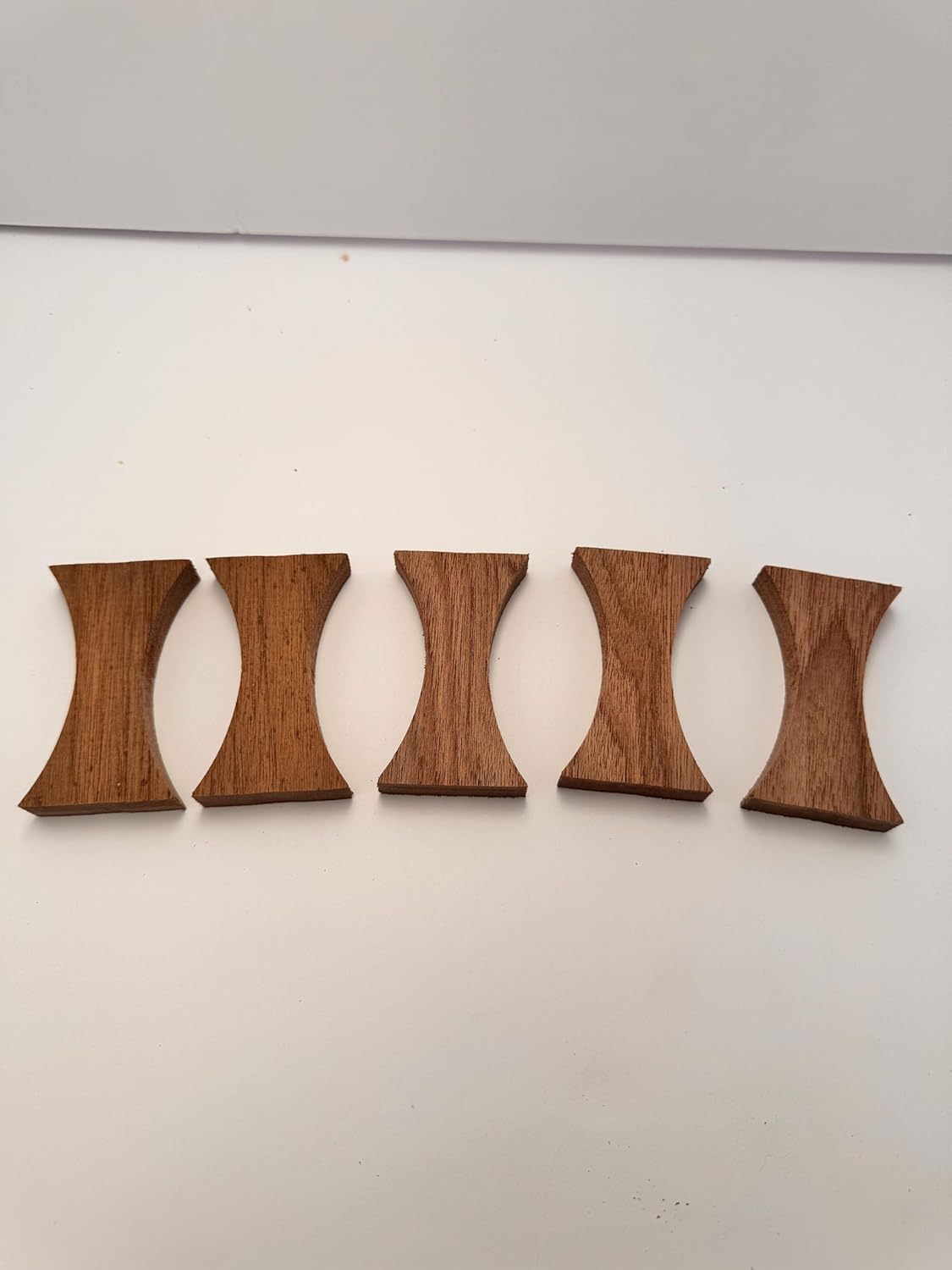 Walnut Bow Tie Inlay Hour Glass Shaped 5 pack