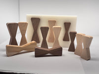 No Chiseling Bow Tie Inlays - Premium Walnut Maple Bow Tie Inlay With Router Template Jig