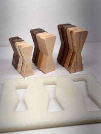 No Chiseling Bow Tie Inlays - Premium Walnut Maple Bow Tie Inlay With Router Template Jig