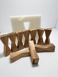 No Chiseling Bow Tie Inlays - Mahogany Wood Inlays For Wood Working With Router Template