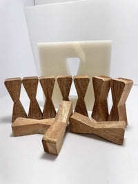 No Chiseling Bow Tie Inlays - Mahogany Wood Inlays For Wood Working With Router Template