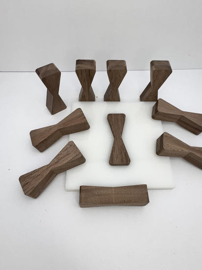 No Chiseling Bow Tie Inlays - Elegant Walnut Bow Tie Inlay With Router Template Jig