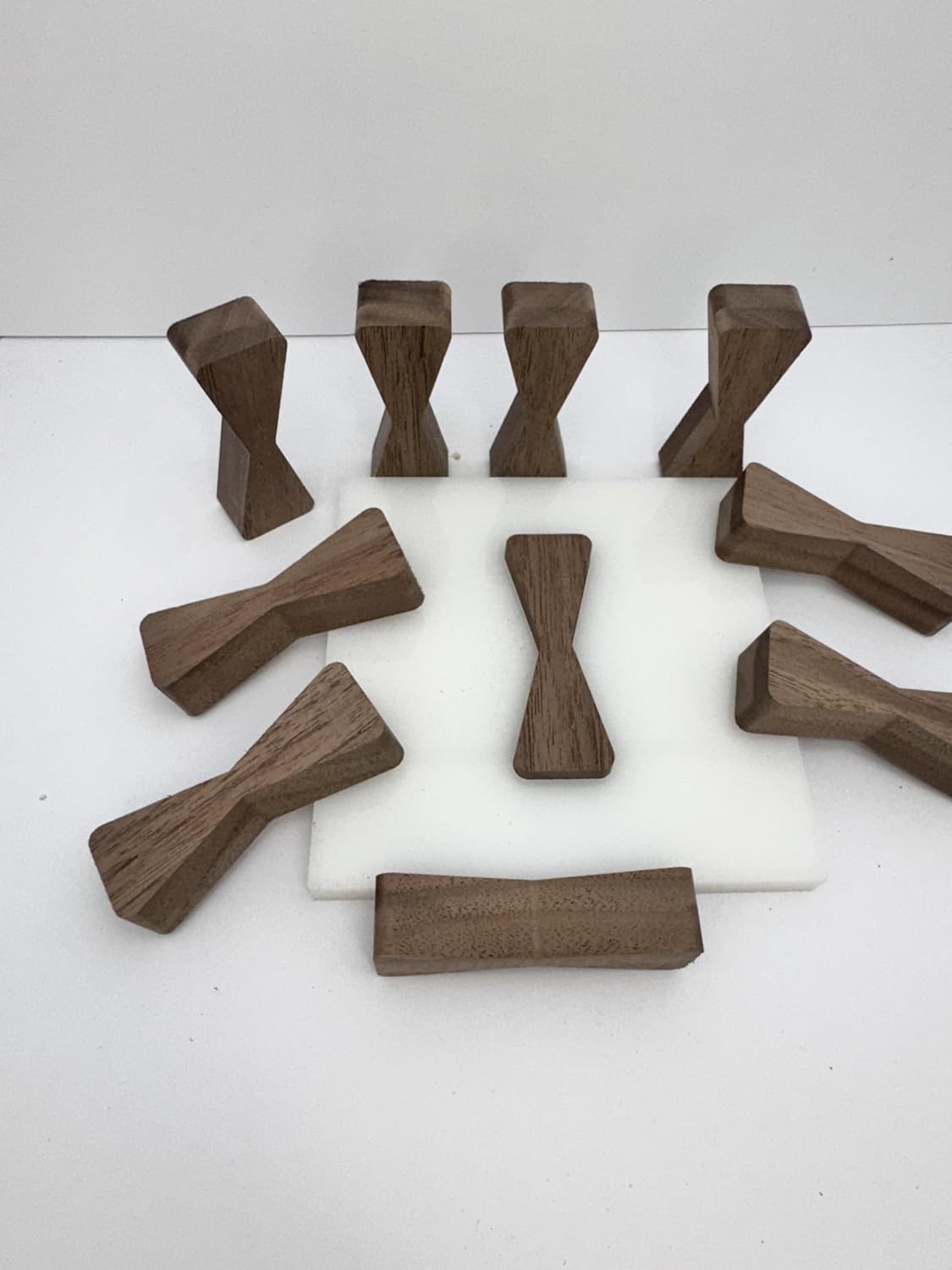 No Chiseling Bow Tie Inlays - Elegant Walnut Bow Tie Inlay With Router Template Jig