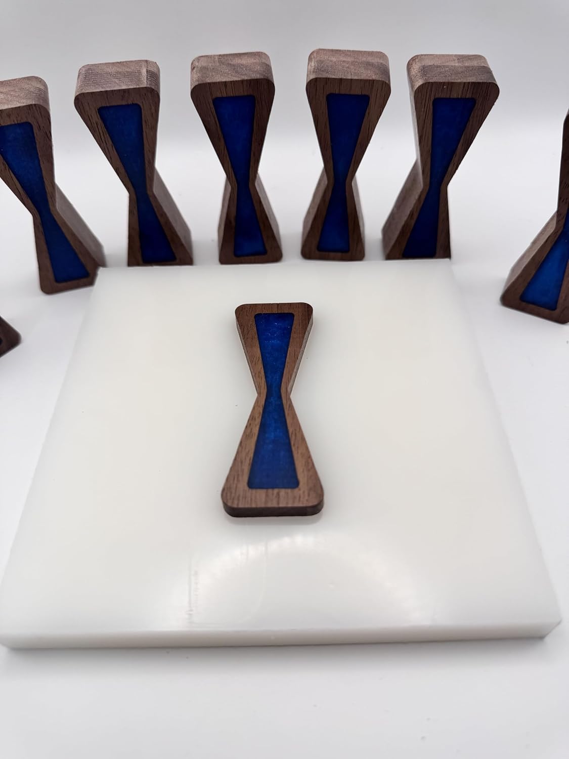 Walnut Bow Tie Inlays With Router Template 8pc