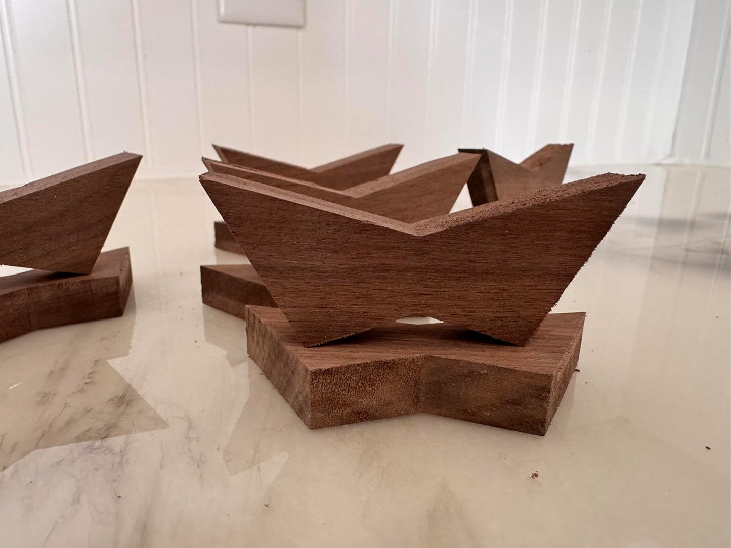 Walnut Butterfly Bow Tie Inlays 10 pack