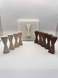 EZ Walnut & Maple Bow Tie Inlays- No Chiseling Inlays Router Template Included.