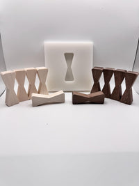 EZ Walnut & Maple Bow Tie Inlays- No Chiseling Inlays Router Template Included.