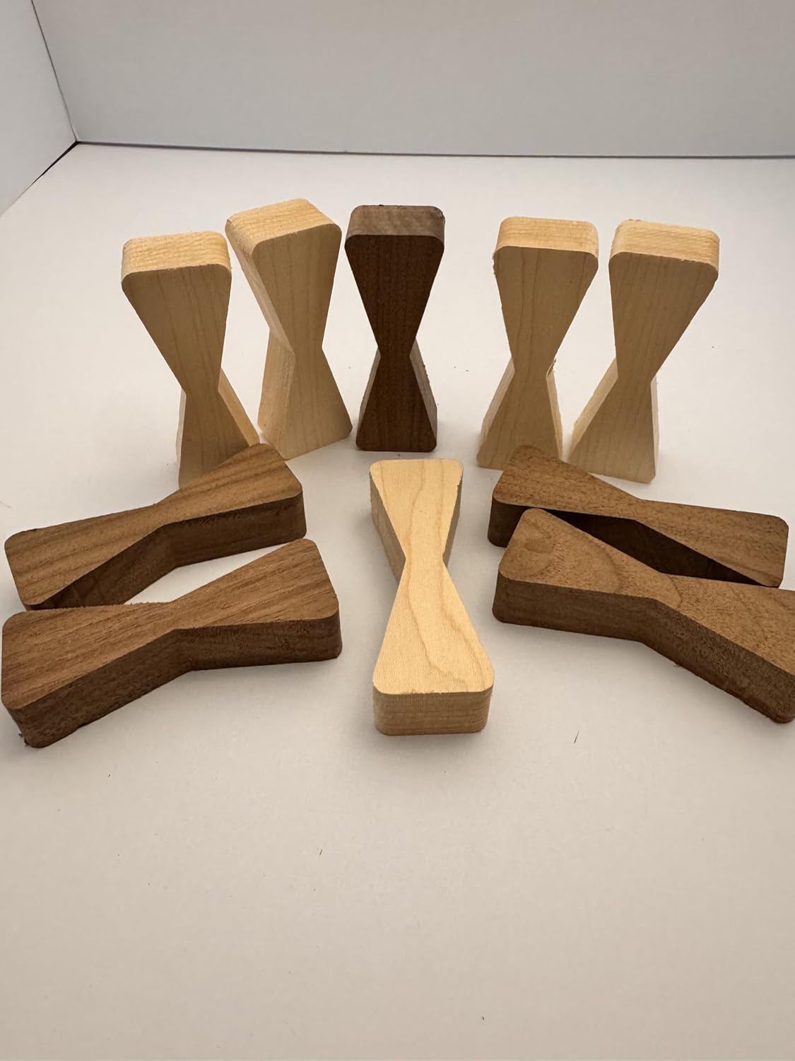 Walnut & Maple Bow Tie Inlays with Template