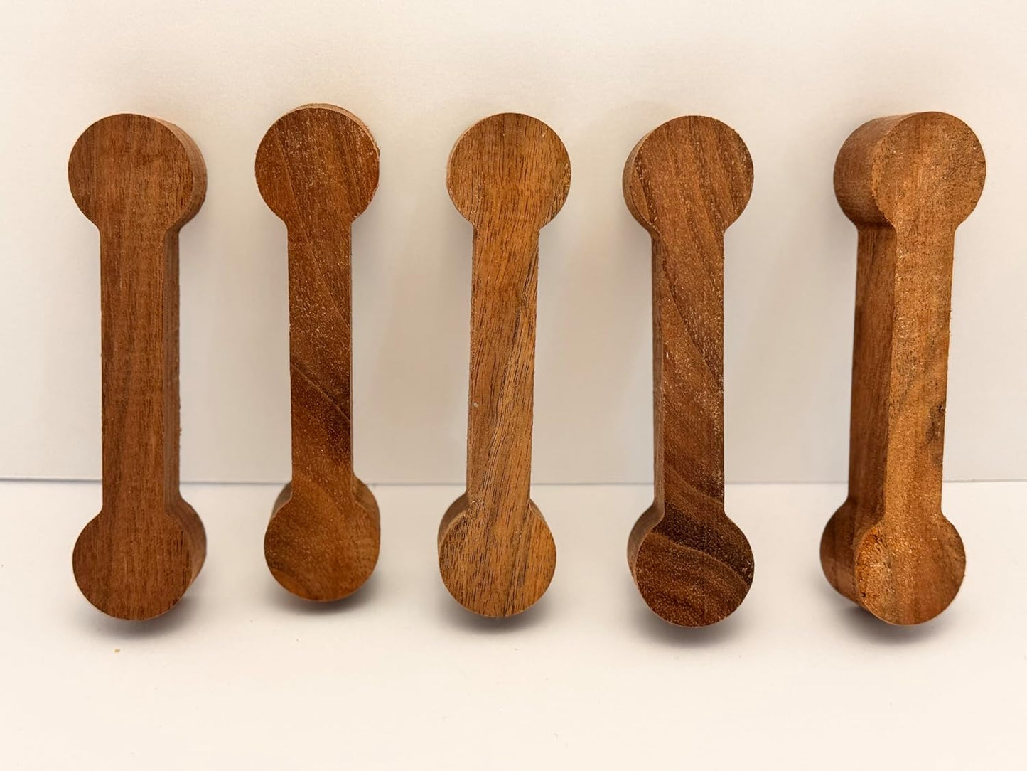 Walnut Bow Tie Inlays, Dog Bone Shaped 5 pack