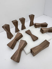 No Chiseling Bow Tie Inlays - Elegant Walnut Bow Tie Inlay With Router Template Jig