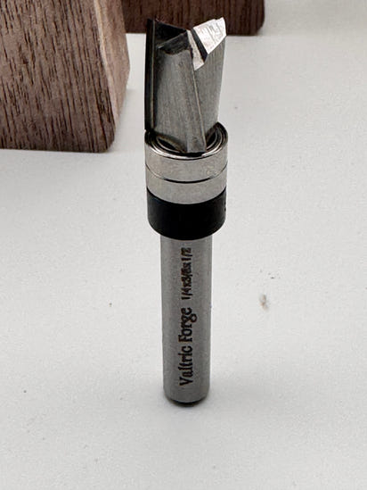 Elegant Walnut Bow Tie Inlay Set Of 9 + Template Set of 9 (optional router bit)