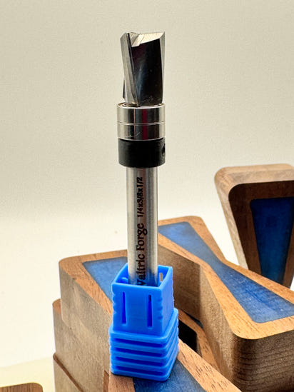 Walnut Bow Tie Inlays With Router Template 8pc